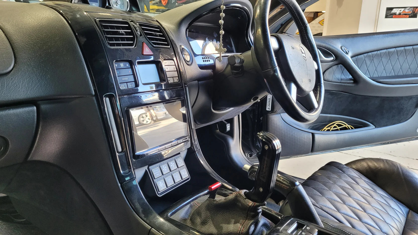 Fused Motorsport Holden VY-VZ Commodore HSV Keypad Mount Suit Haltech CAN Keypad 8 Button