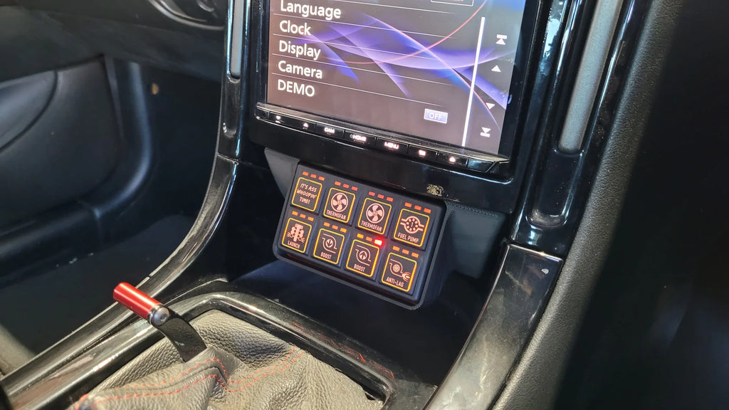 Fused Motorsport Holden VY-VZ Commodore HSV Keypad Mount Suit Haltech CAN Keypad 8 Button