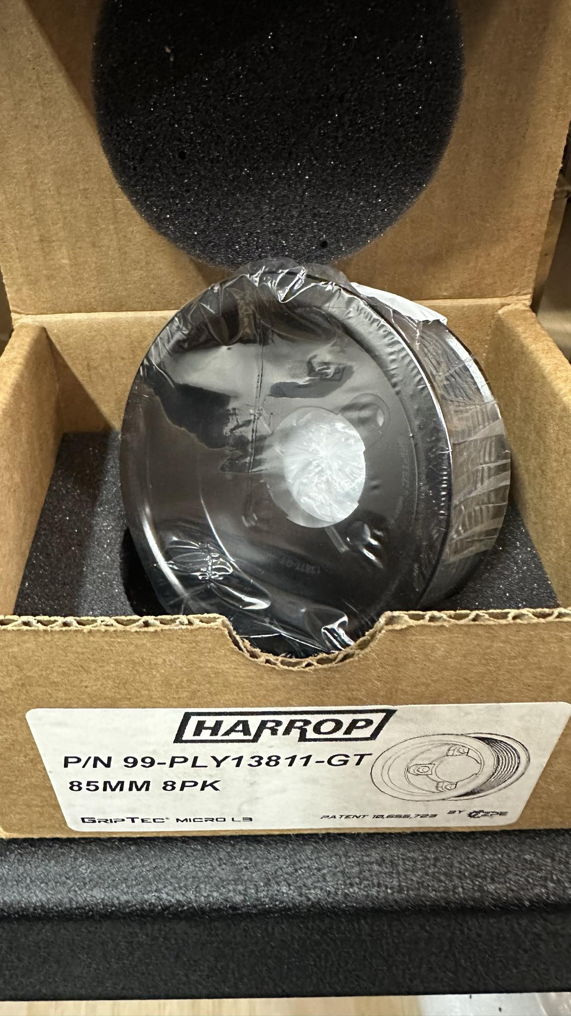 Harrop Supercharger Pulley, 8PK -16.8 Offset, 85mm
