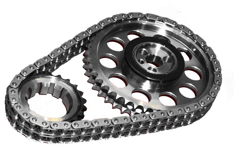 Rollmaster Double Row Timing Chain Set Suit Holden / Chevrolet LS1 Engine, No Trigger