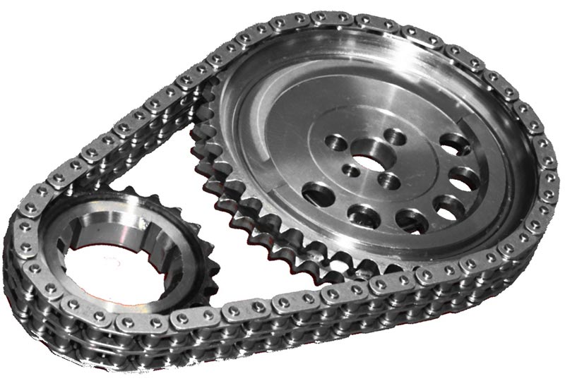 Rollmaster Nitrided Double Row Timing Chain Set Suit Holden / Chevrolet LS2 Engine, 1 Trigger Sensor