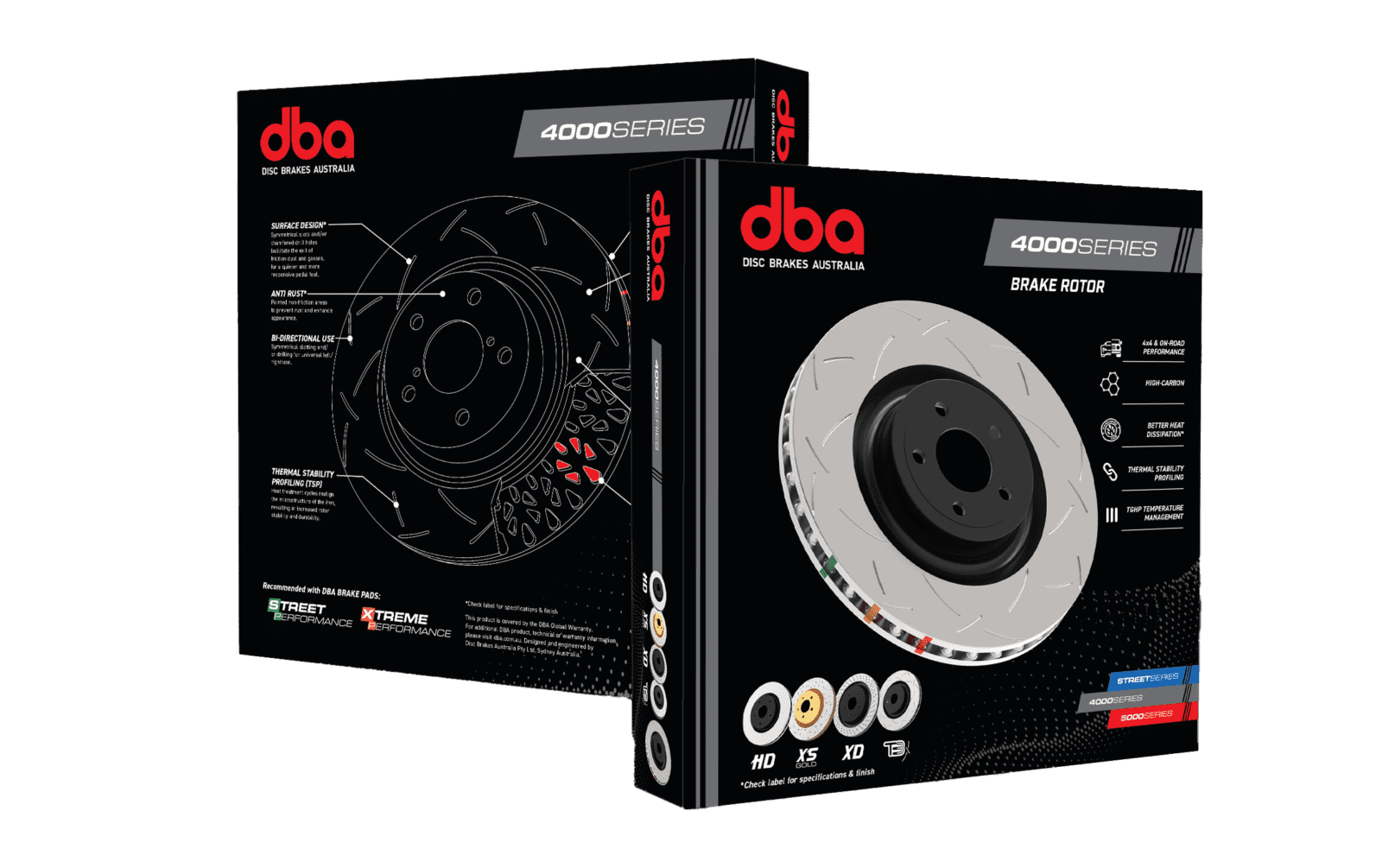 DBA Rear Disc Brake Rotor, 350mm T3 4000 Series Suit Holden VE - VF HSV Clubsport / R8 / Maloo