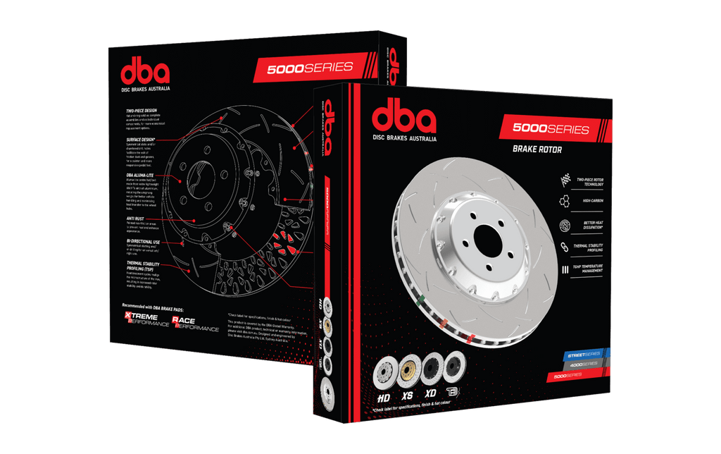 DBA Front Left Slotted Disc Brake Rotor, 390mm 5000 Series Suit Holden VE - VF HSV Clubsport / R8 / Maloo