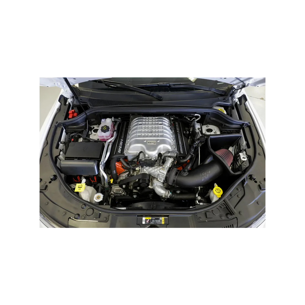 K&N Cold Air Intake - High-flow, Roto-mold Tube - JEEP GRAND CHEROKEE TRACKHAWK V8-6.2L