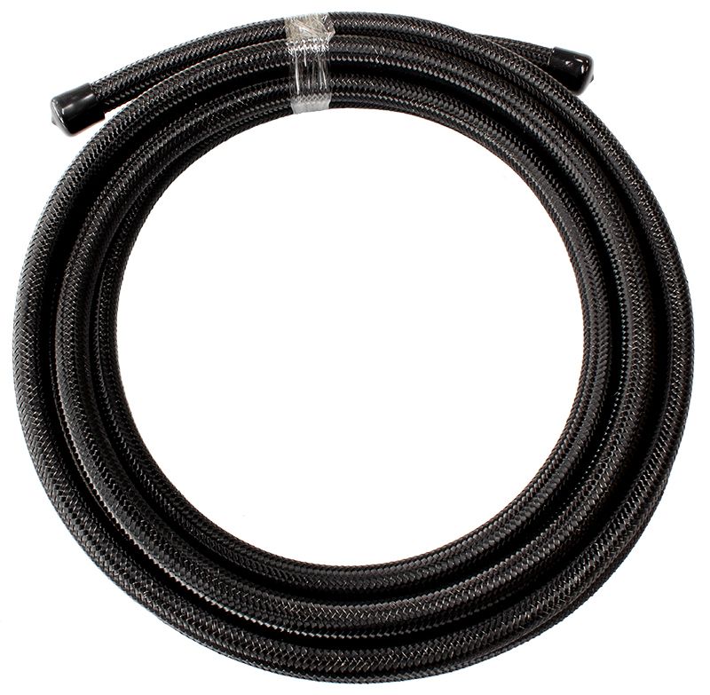Aeroflow 100 Series Black Stainless Steel Braided Hose -4 to -20