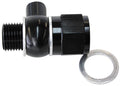 Aeroflow Oil Pressure Adapter Suit GM LS Series engine, 1/8" NPT port, Black finish