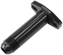 Load image into Gallery viewer, Aeroflow Turbo Drain Adapter  -10AN Male outlet, 38-44mm bolt centre, Black Finish