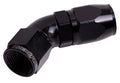 Aeroflow 500 / 550 Series Cutter Style One Piece Full Flow Swivel 30° Hose End. Suits 100 & 450 Series Hose