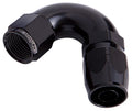 Aeroflow 500 / 550 Series Cutter Style One Piece Full Flow Swivel 120° Hose End. Suits 100 & 450 Series Hose