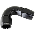 Aeroflow 200 / 570 Series PTFE 120° Hose End, Black Finish. Suits 200 & 250 Series Hose