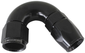 Aeroflow 200 / 570 Series PTFE 150° Hose End, Black Finish. Suits 200 & 250 Series Hose