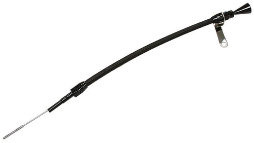Aeroflow Stainless Steel Flexible Engine Dipstick - Black Suit Chevy LS Series