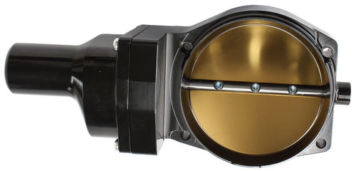 Aeroflow Billet 102mm Fly-By-Wire Throttle Body Black Finish. Suit GM LS Series