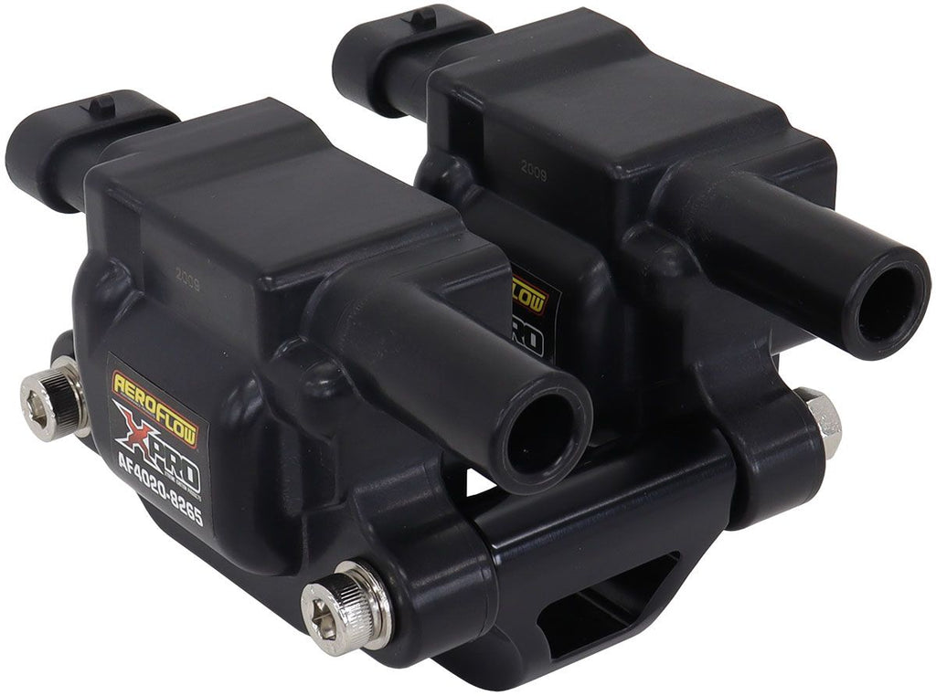 Aeroflow Billet LS2/LS3/LS7 Coil Relocation Kit Black Finish. This Kit Mounts 8 Coils.