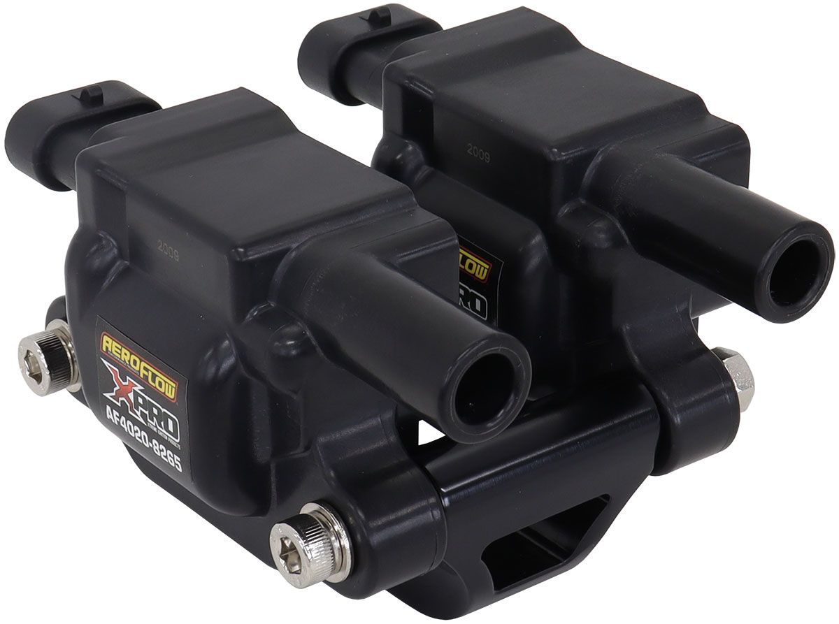 Aeroflow Billet LS2/LS3/LS7 Coil Relocation Kit Black Finish. This Kit Mounts 8 Coils.