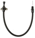 Aeroflow GM Powerglide Firewall Mount Flexible Stainless Steel Transmission Dipstick - Black Finish
