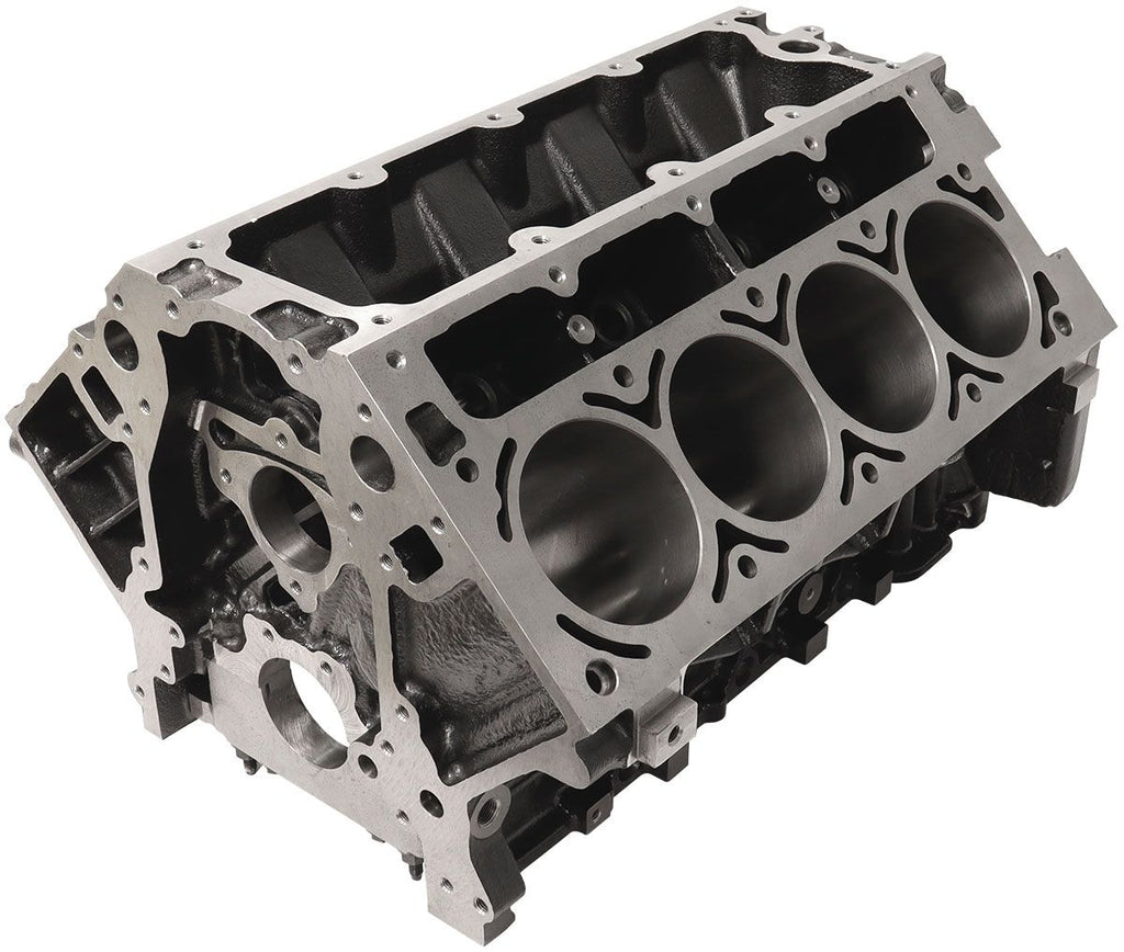 Aeroflow Cast Iron GM LS Engine Block, 4.000" Bore 9.240" Deck Height, 6-Bolt Main Caps