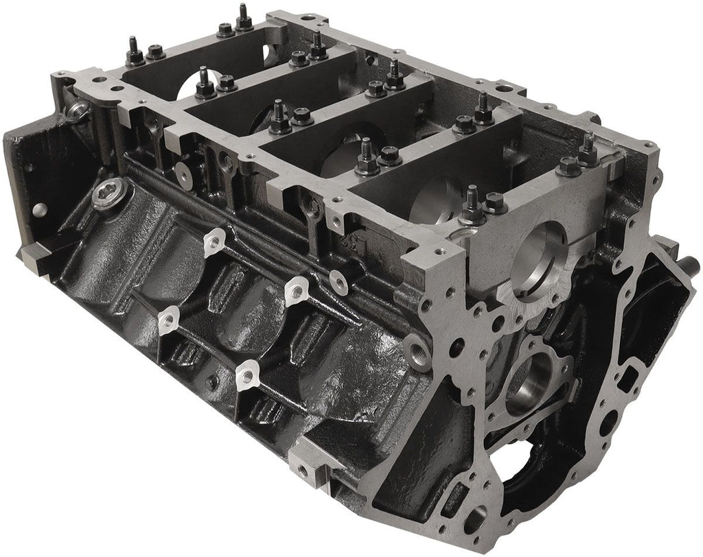 Aeroflow Cast Iron GM LS Engine Block, 4.000" Bore 9.240" Deck Height, 6-Bolt Main Caps