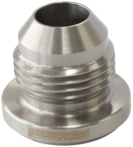Aeroflow Stainless Steel Weld-On Male AN Fitting, -3 to -20