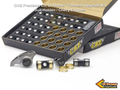 CHE Precision LS, LT Rocker Trunnion Upgrade Kit for Holden and Chevy engines with packaging and components displayed.