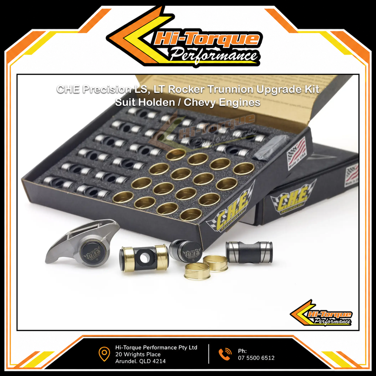 CHE Precision LS, LT Rocker Trunnion Upgrade Kit Suit Holden / Chevy Engines