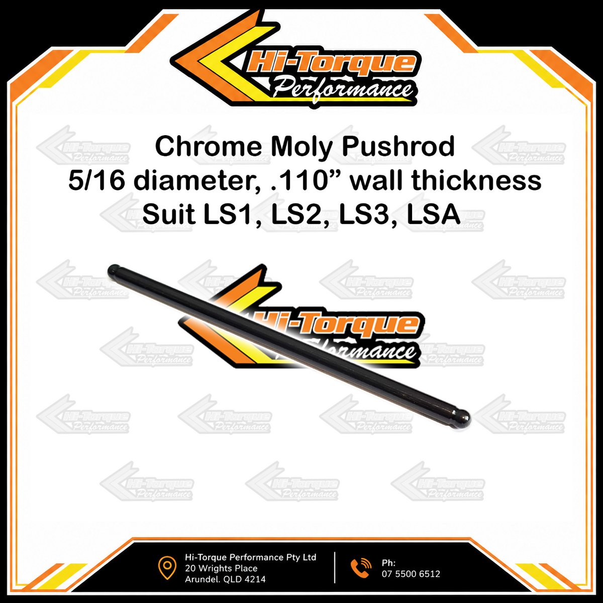 Chrome Moly Pushrod 5/16 .110 wall suit LS1, LS2, LS3, LSA