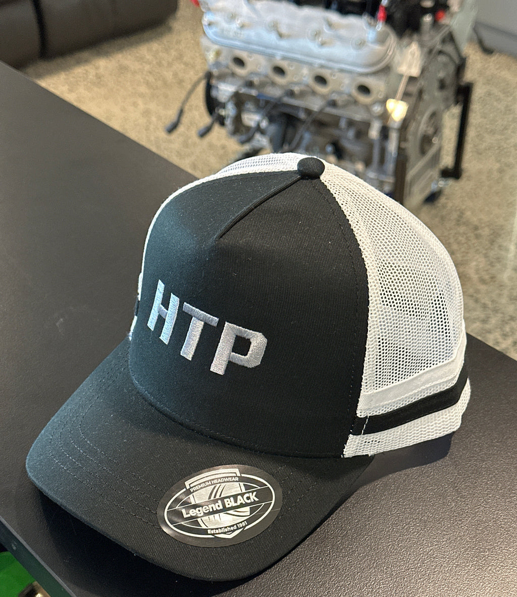 HTP Black / White Trucker Cap