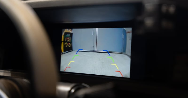 Haltech Reverse / Back-up Camera Kit, Compatible with Haltech uC-10 Display Dash