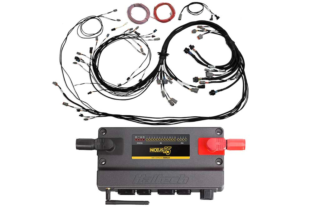 Haltech Nexus R5 VCU + Universal V8 Terminated Harness