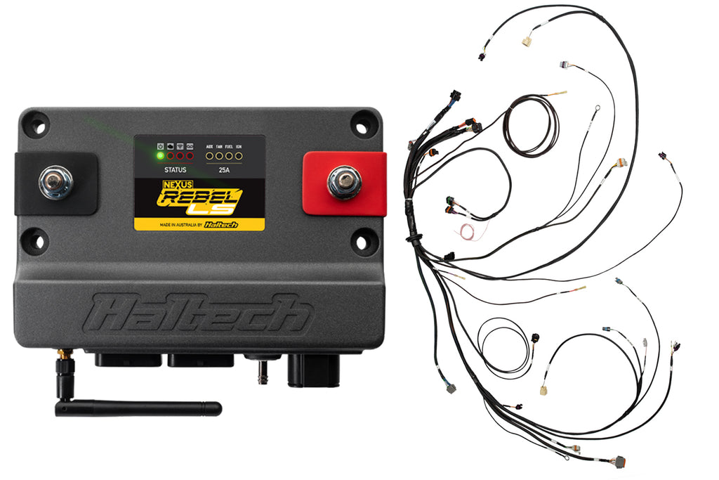 Haltech HT-220201 NEXUS Rebel LS - Suits Gen III LS - Cable throttle, EV1 Injectors, Manual Transmission