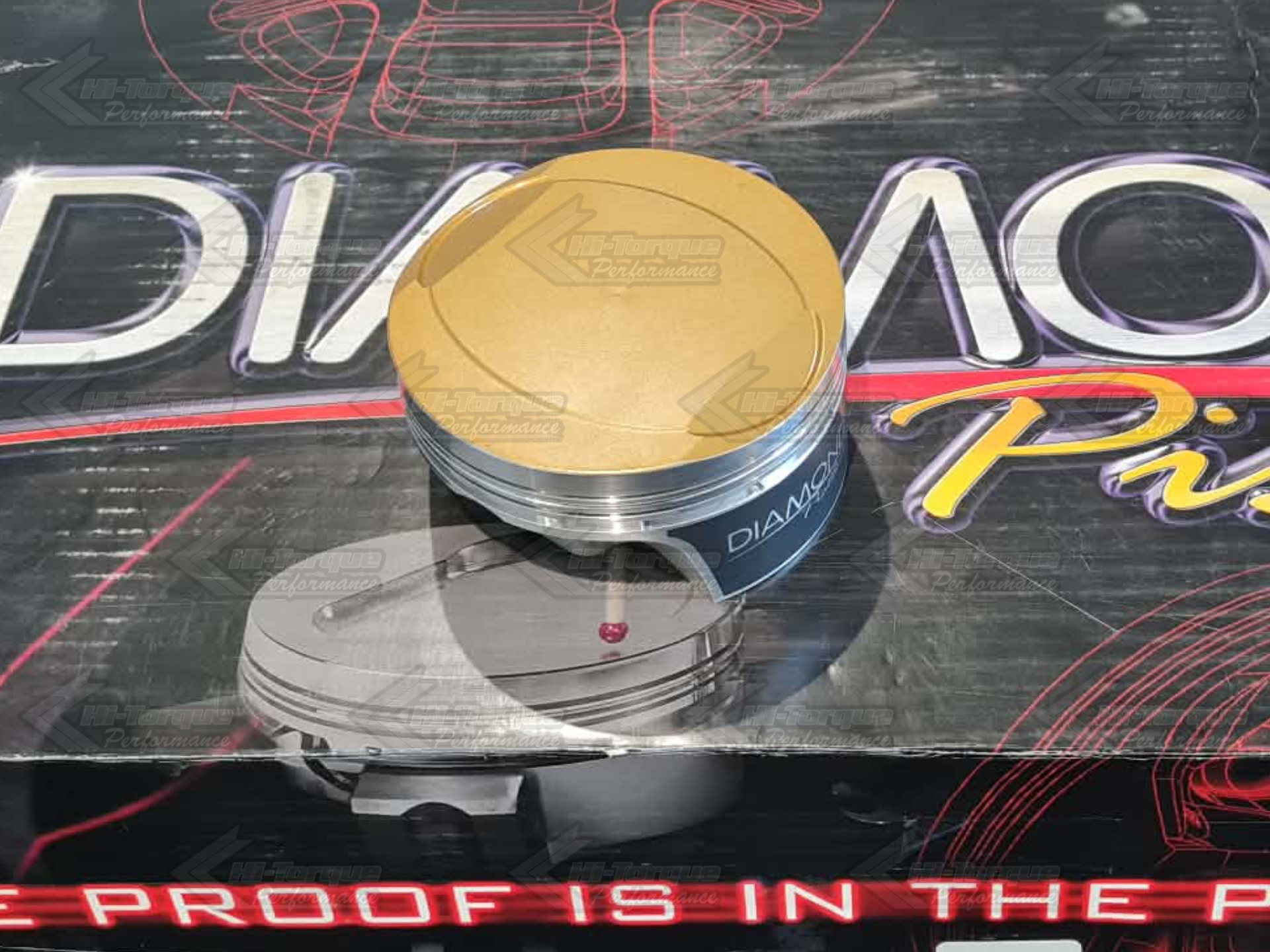Diamond Piston Kit Suit Late Model Chrysler Gen III Hemi 6.2L With Ceramic Crown Coating, 4.100 in. Bore