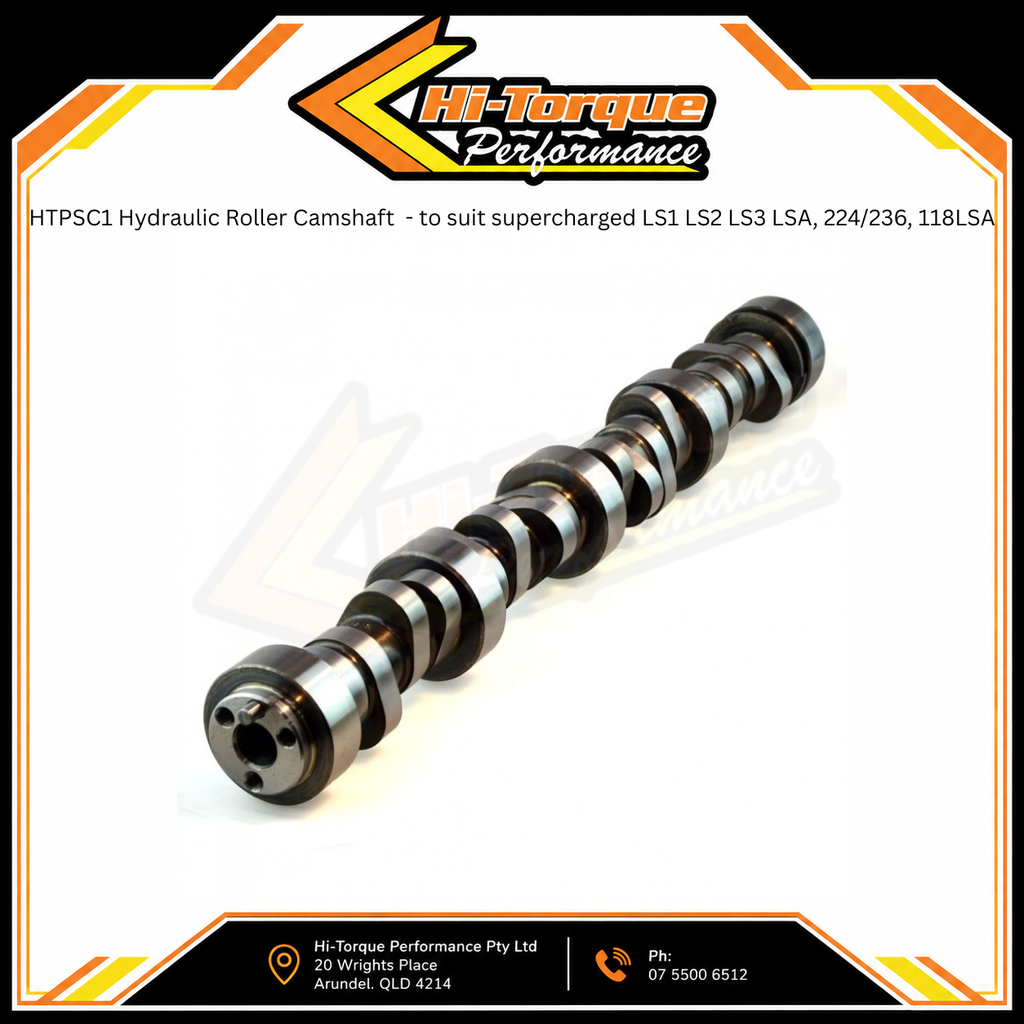 HTPSC1 Hydraulic Roller Camshaft  - to suit supercharged LS1 LS2 LS3 LSA, 224/236, 118LSA