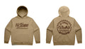 Sand hoodie with 'Hi-Torque Performance' branding 