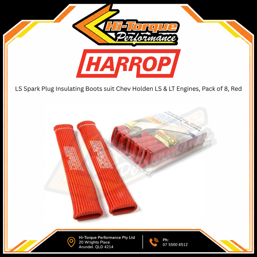 Harrop Spark Plug Insulating Boots suit Chev Holden LS & LT Engines, Pack of 8