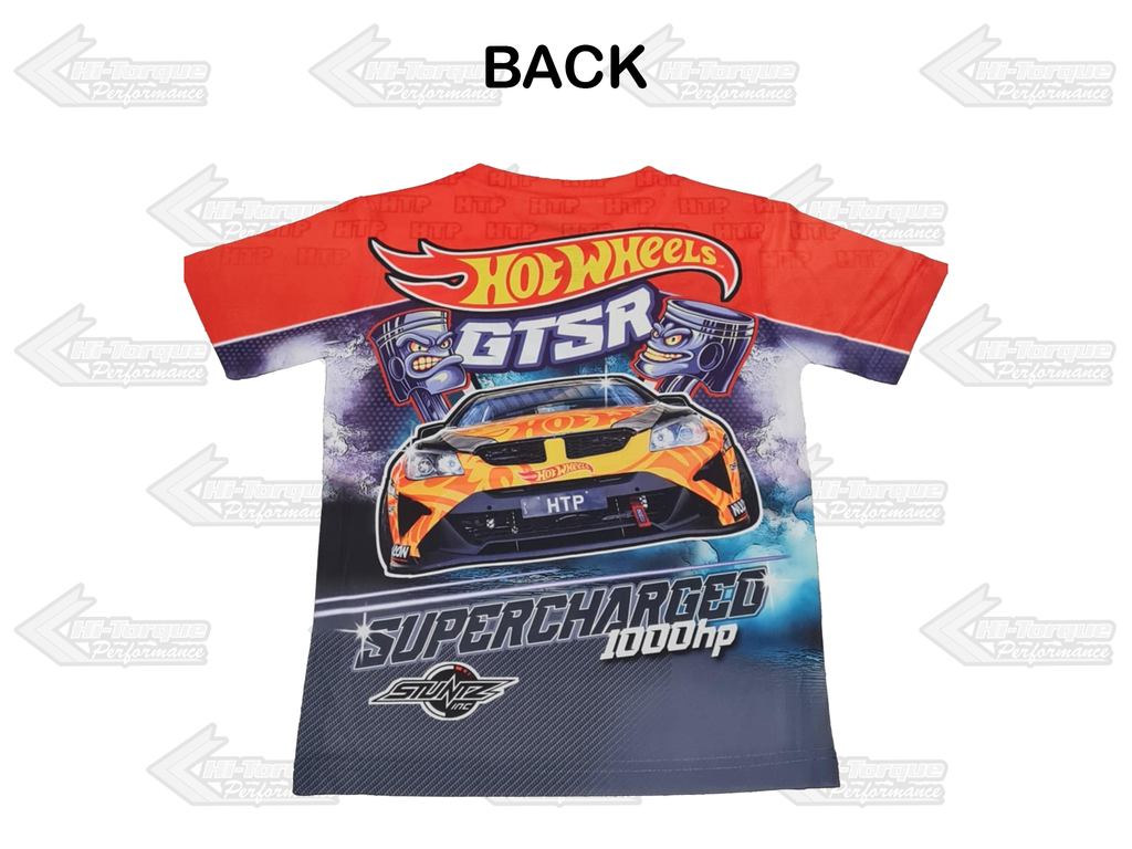 Hot Wheels GTSR Supercharged 1000hp Drift Car ~ Kids T-shirt