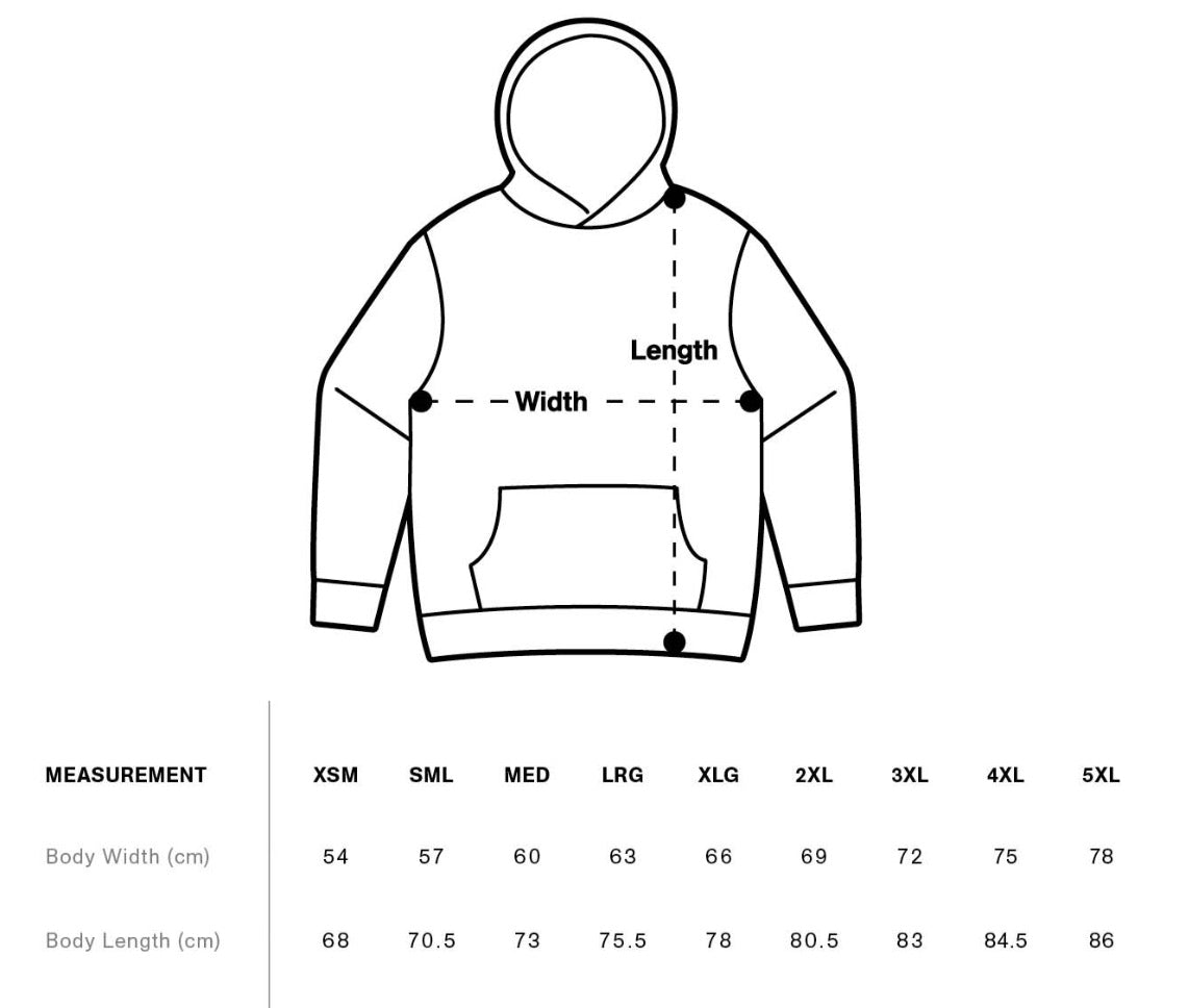 HTP Unisex Adult Hoodie ~ Black
