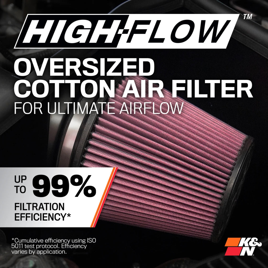 K&N Cold Air Intake - High-flow, Roto-mold Tube - Nissan Patrol Y62 V8 5.6L 2010-2024