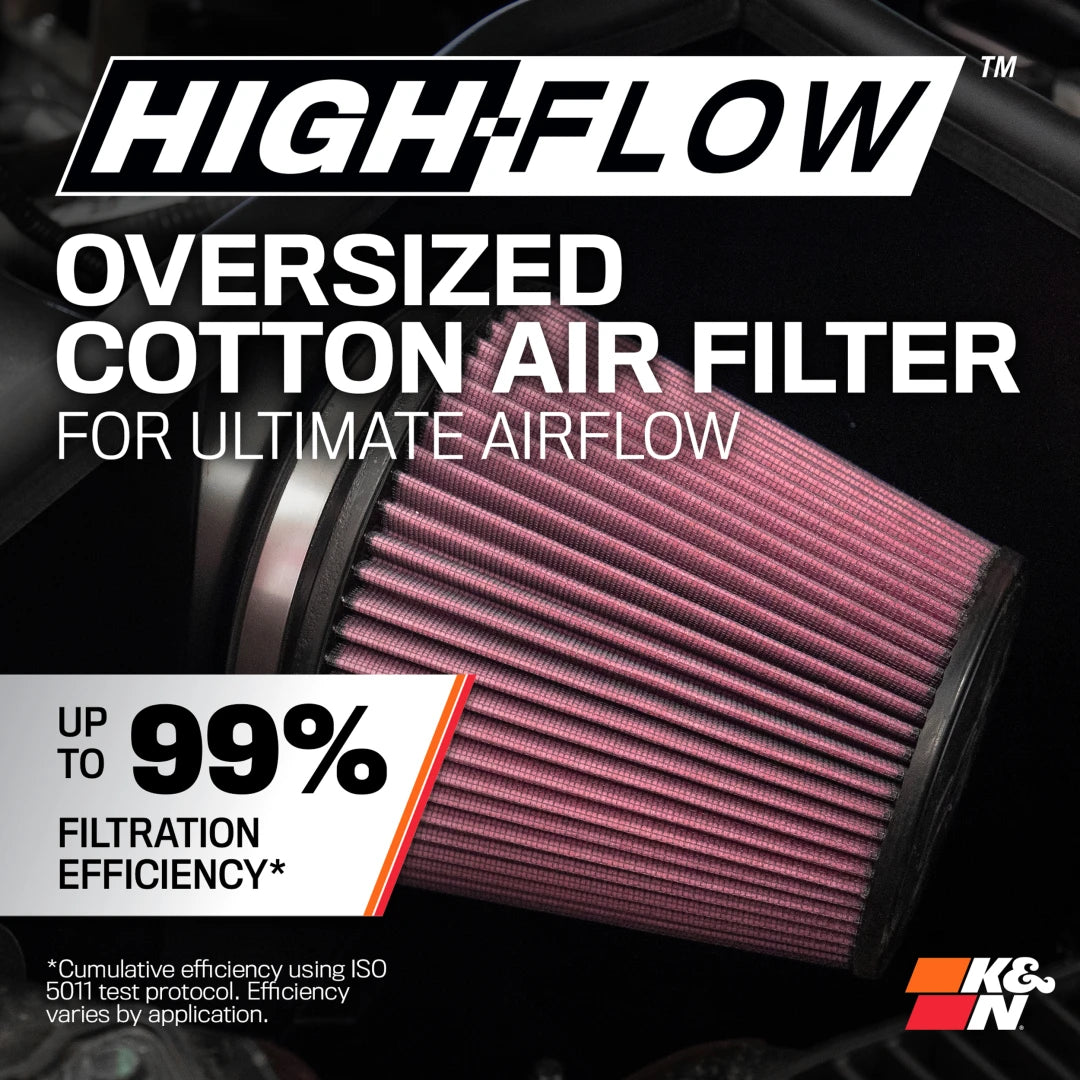 K&N Cold Air Intake - High-flow, Roto-mold Tube - Nissan Patrol Y62 V8 5.6L 2010-2024