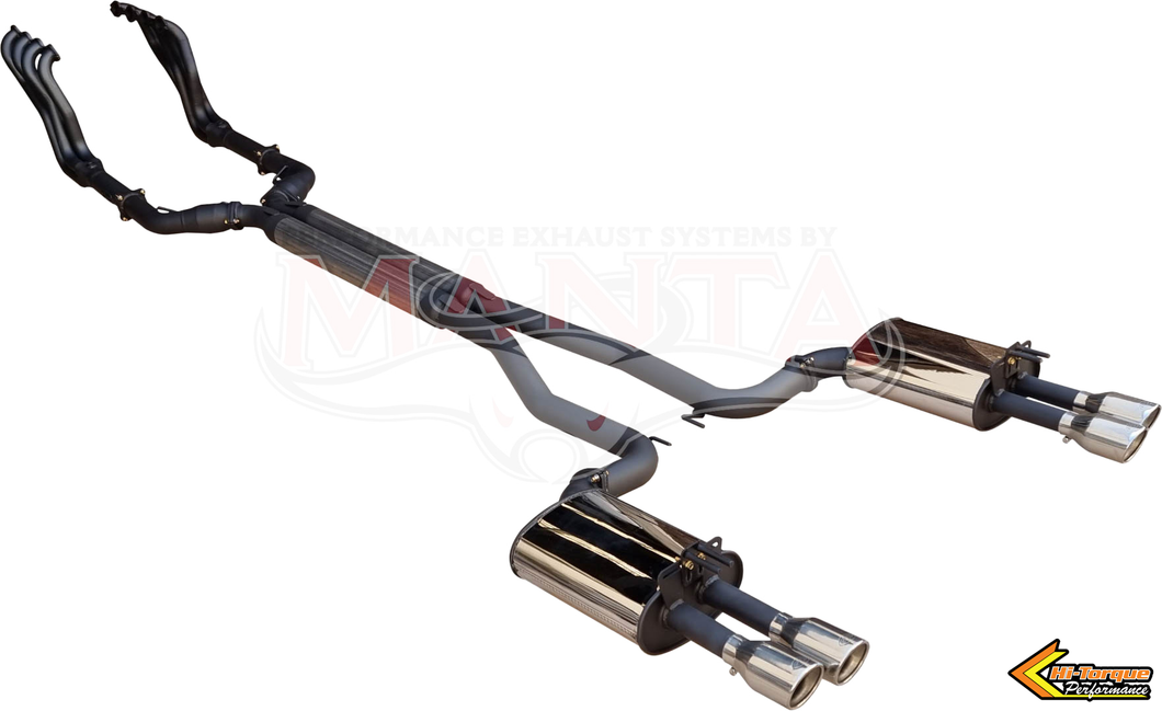Manta DPE Holden Commodore VE VF V8 Sedan & Wagon dual 2.5in full system, 1 7/8in headers & 3.5in tips