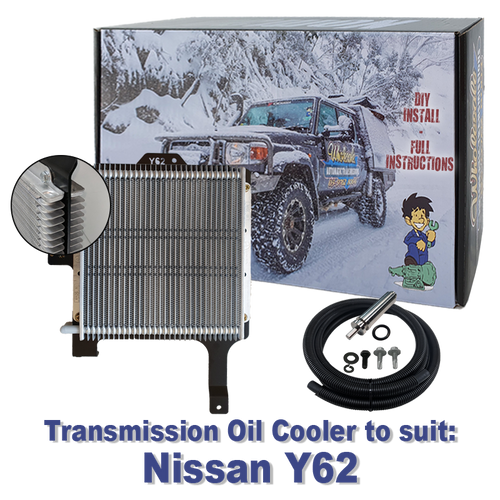 Dual Heavy Duty Transmission Oil Cooler Kit to suit Nissan Patrol Y62 with 7 Speed Auto