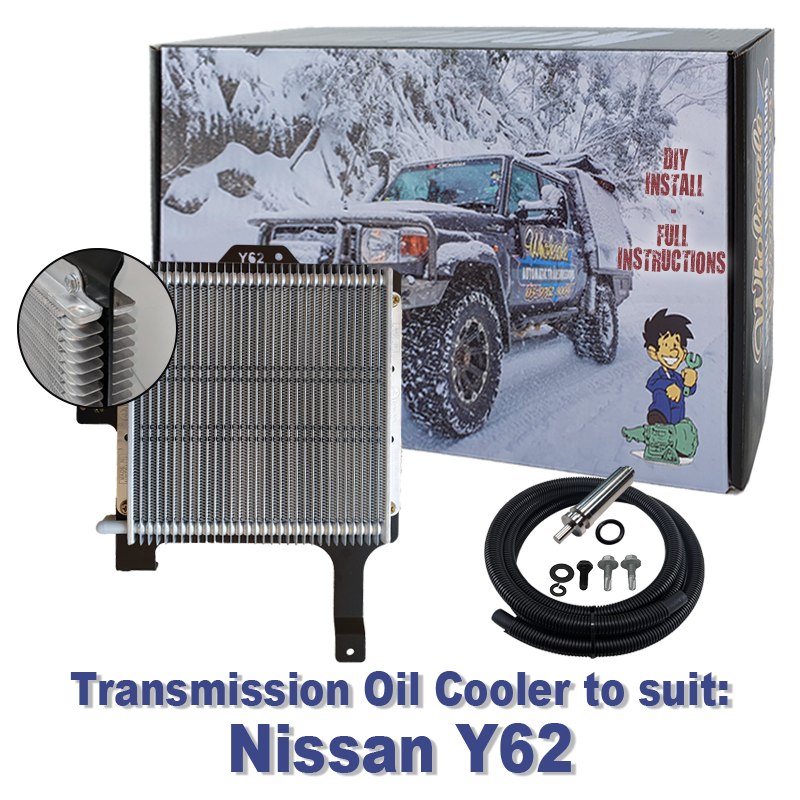Dual Heavy Duty Transmission Oil Cooler Kit to suit Nissan Patrol Y62 with 7 Speed Auto