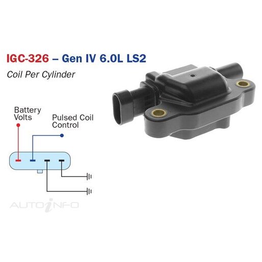 Denso Ignition Coil Flat Sided Suit Holden Commodore VZ-VF LS2 LS3 LSA V8 04-17