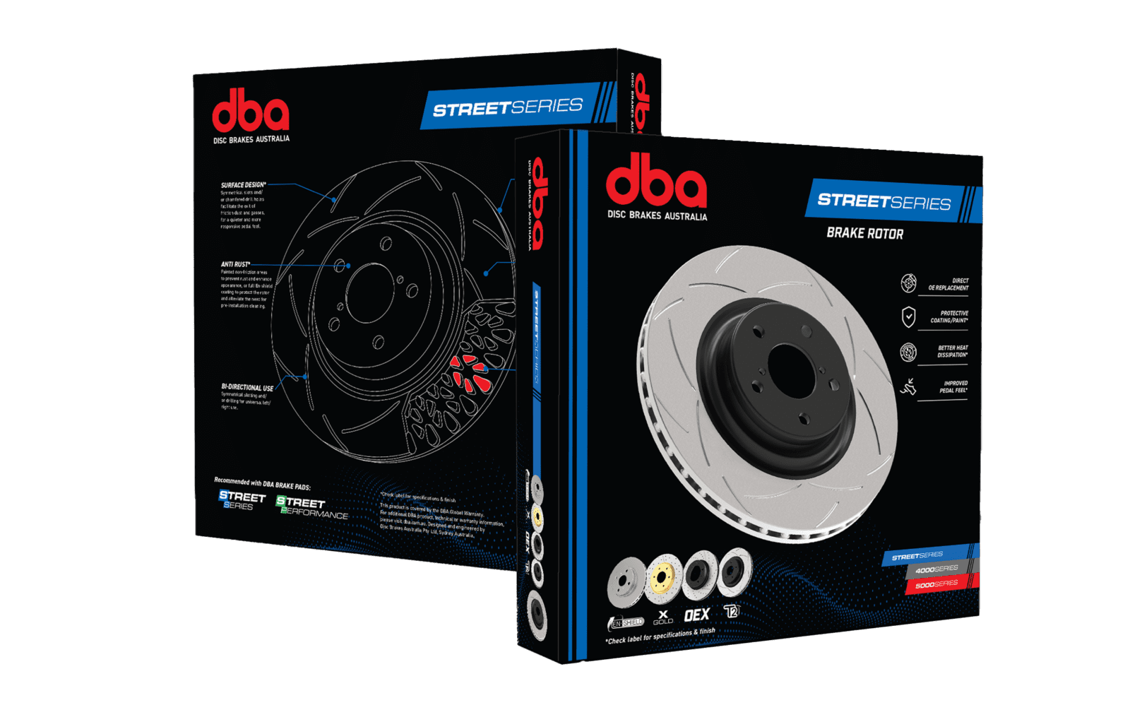 DBA Rear Disc Brake Rotor, 324mm T2 Street Series Suit Holden VE - VF Commodore SS / SSV (Copy)