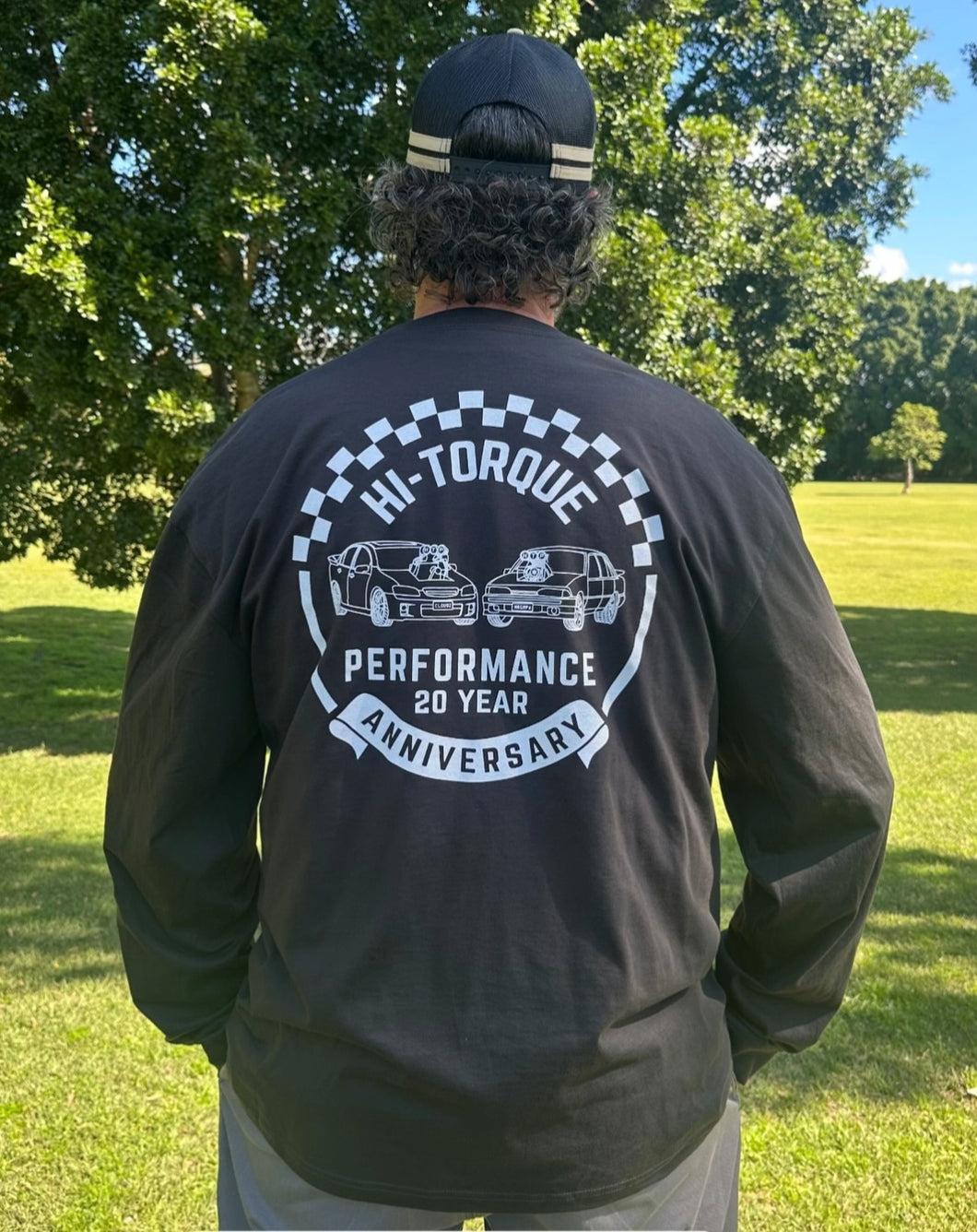 HTP Anniversary Long Sleeve Adults Shirt ~ Charcoal