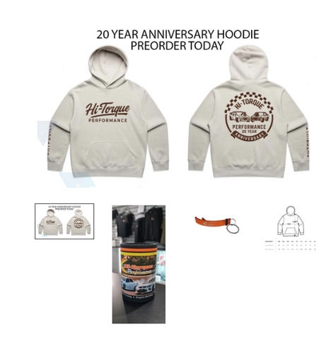 HTP Limited Edition 20 Year Anniversary Merchandise Pack ~ Faded Bone Colour Hoodie