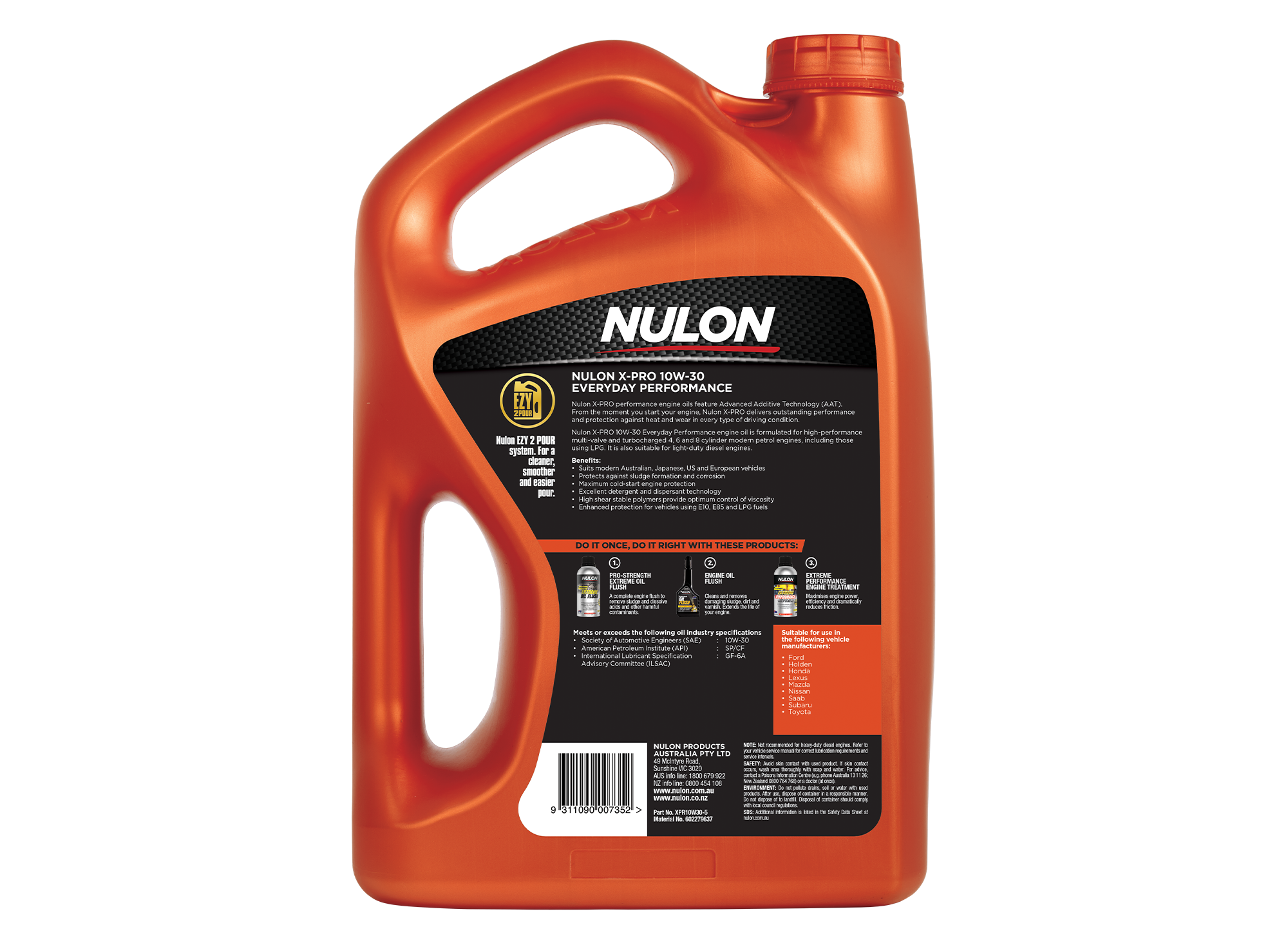 Nulon X-PRO 10W-30 Semi Synthetic Engine Oil (XPR10W30)