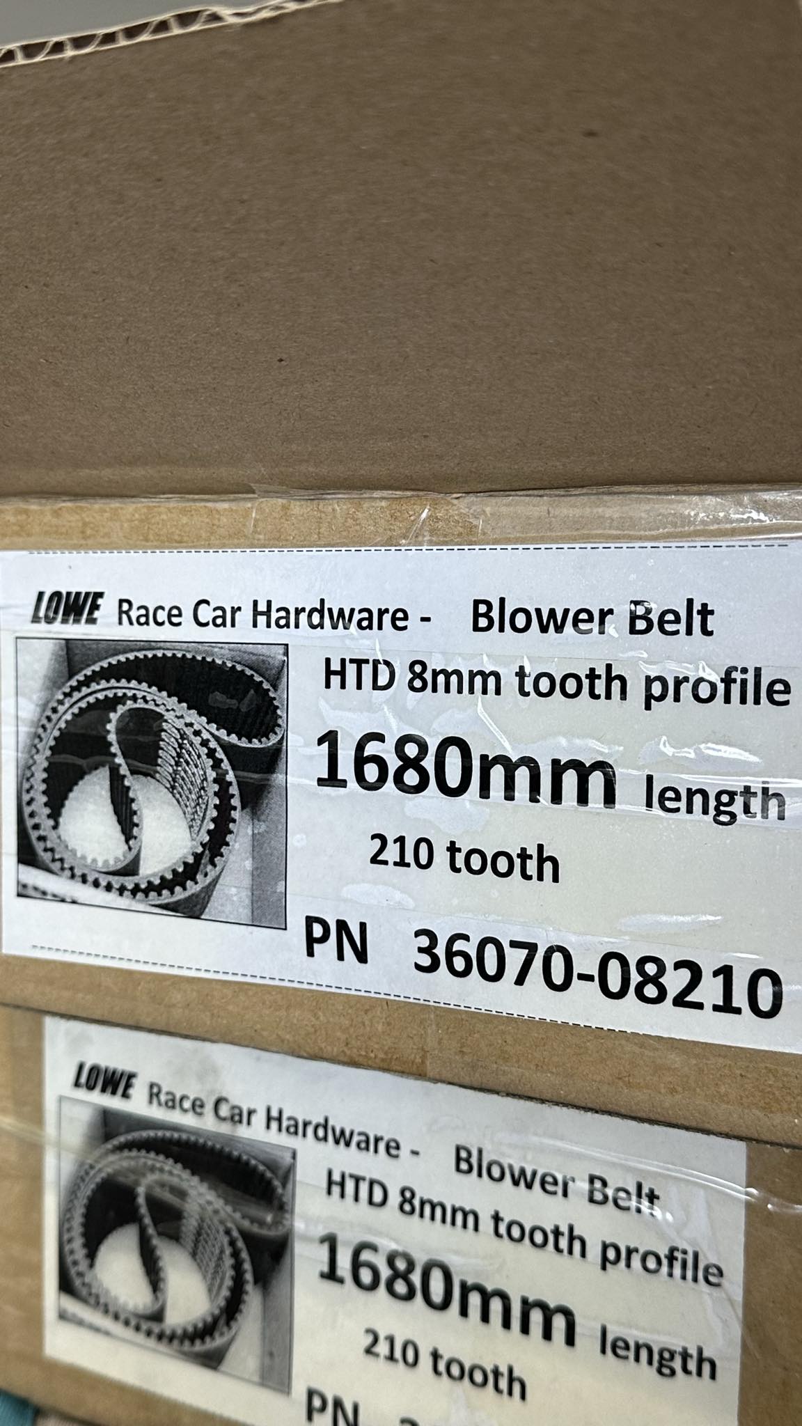 Lowe Blower Drive Belt 8mm HTD 1680 x 75mm wide ~ 36070-08210