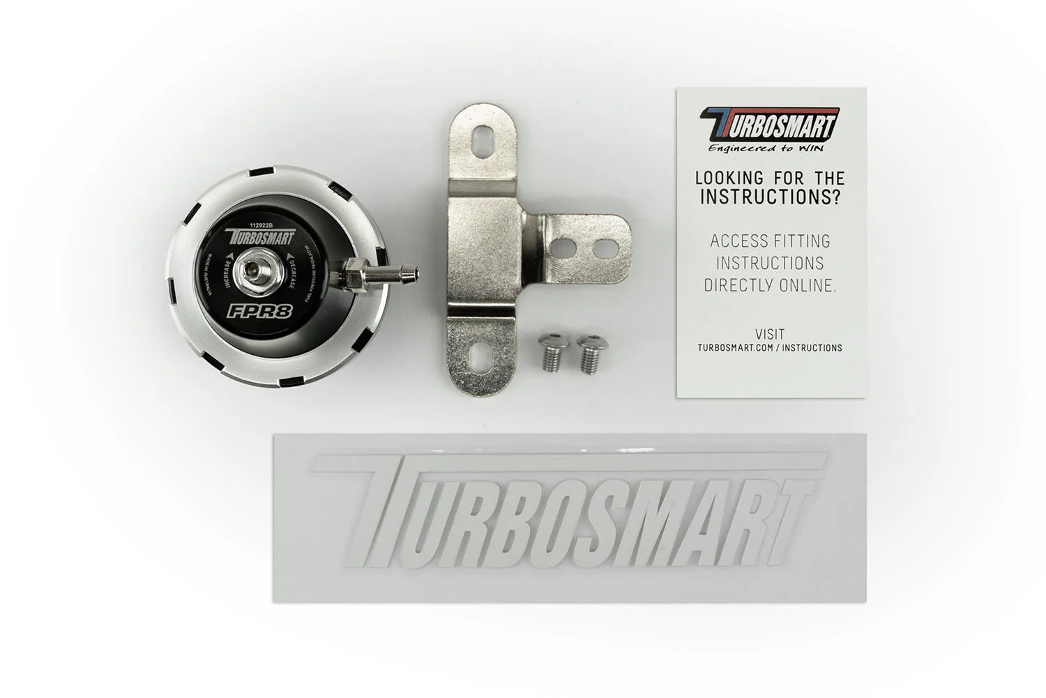 Turbosmart FPR8 Fuel Pressure Regulator Suit -8AN (Black)