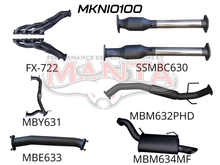 Load image into Gallery viewer, Manta Full Exhaust System Suit Nissan Patrol Y62 Series 1, 2, 3, 4 &amp; 5 – 5.6L V8 Petrol Wagon