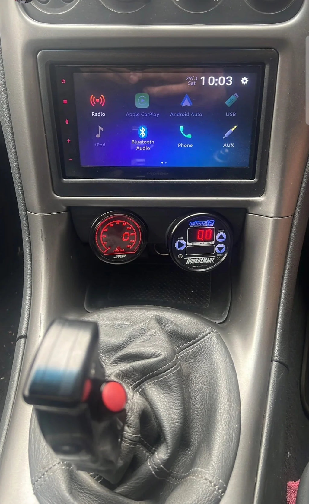 Fused Motorsport Holden VT-VX Commodore HSV Centre Console Dual Gauge Pod Suit 60mm Turbosmart eBoost2 & 2 2/16" (52mm) Gauge